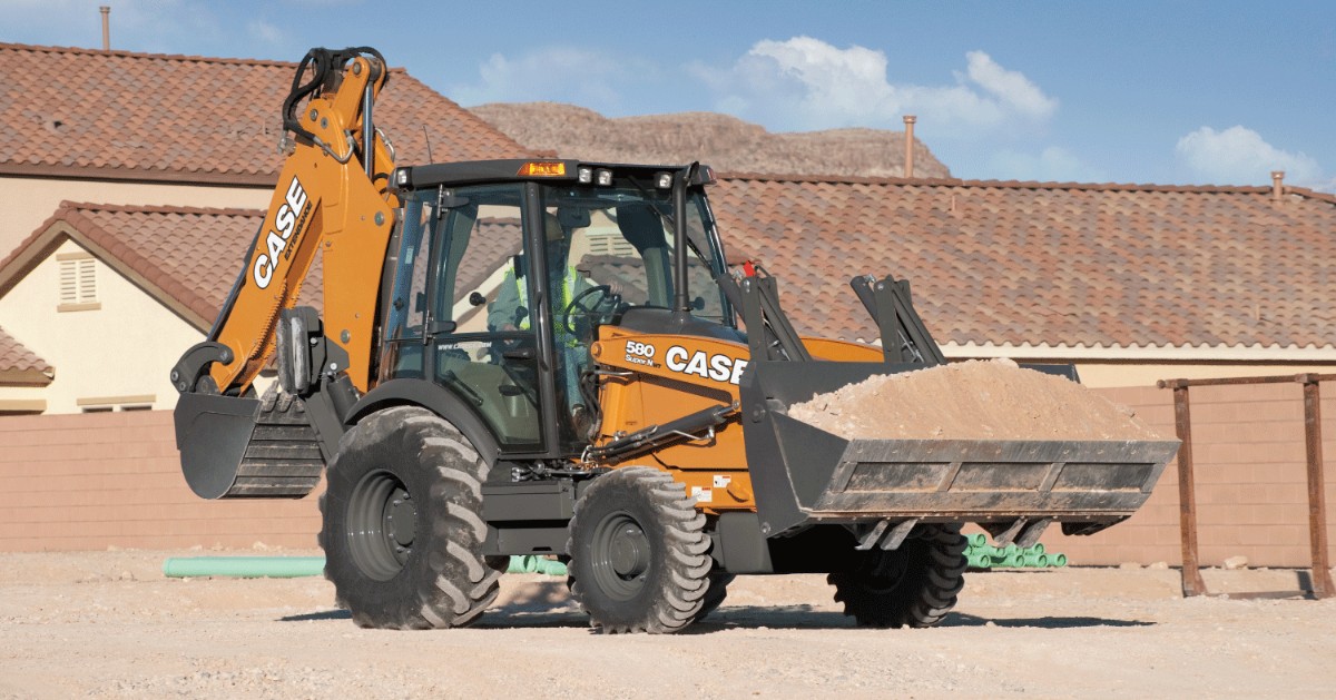 Robert - Ride smooth in our CASE 580 Super N WT Construction King ...