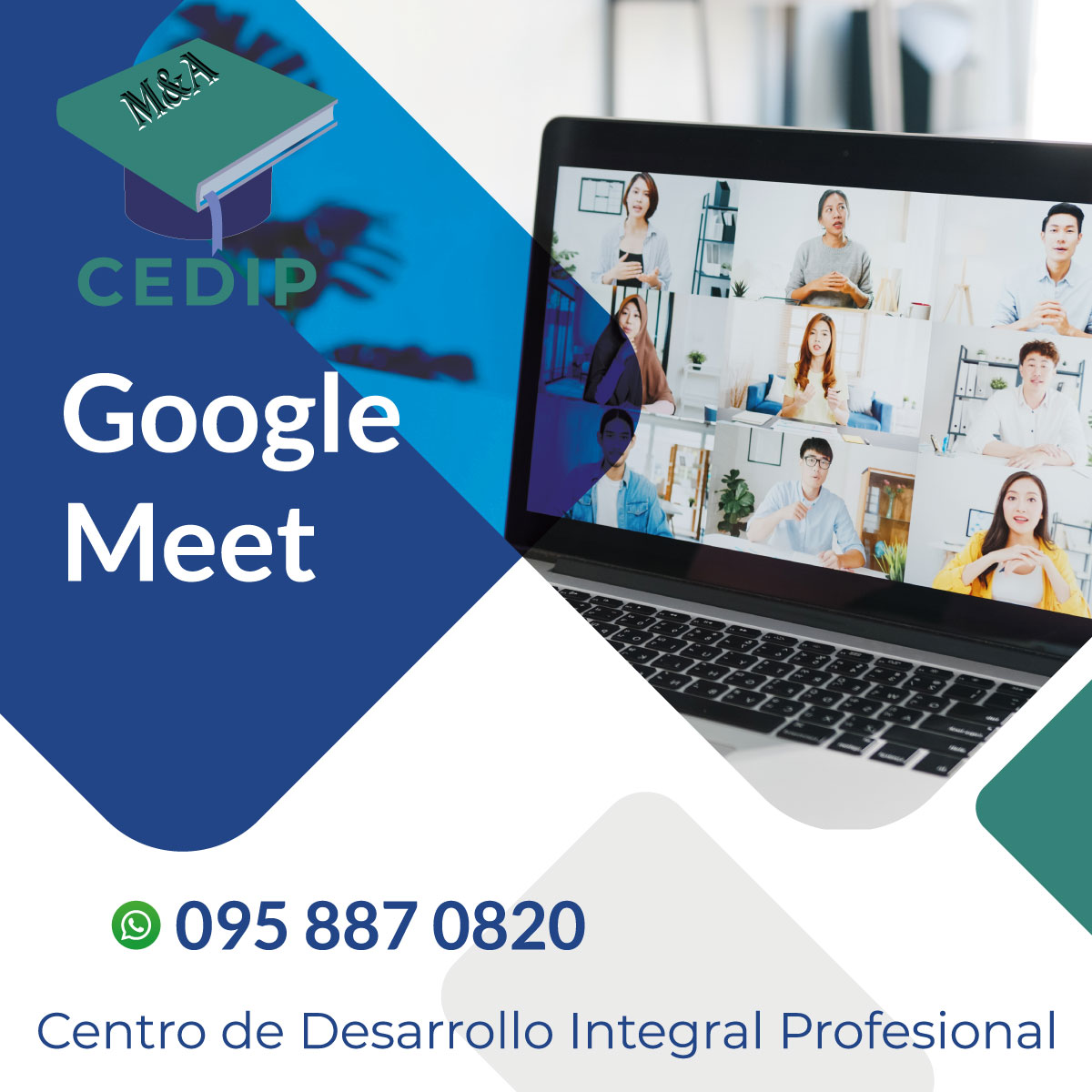 CEDIP M&A - 📹 Capacitación Google Meet: Iniciar una... | Facebook