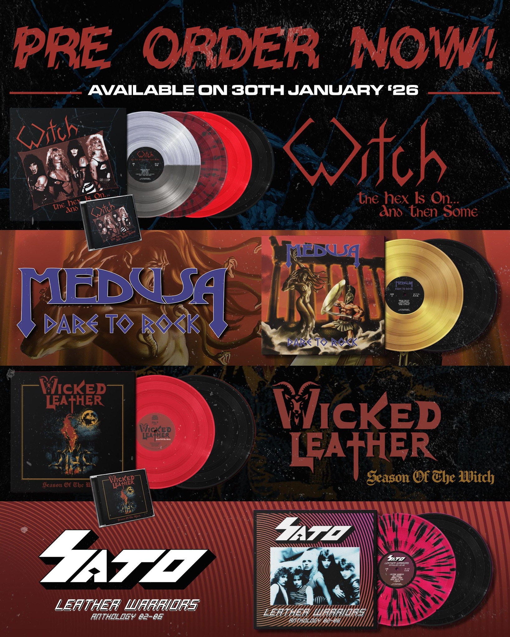 ? PRE-ORDERS AVAILABLE ? WITCH – “The Hex Is On… And Then Some 
