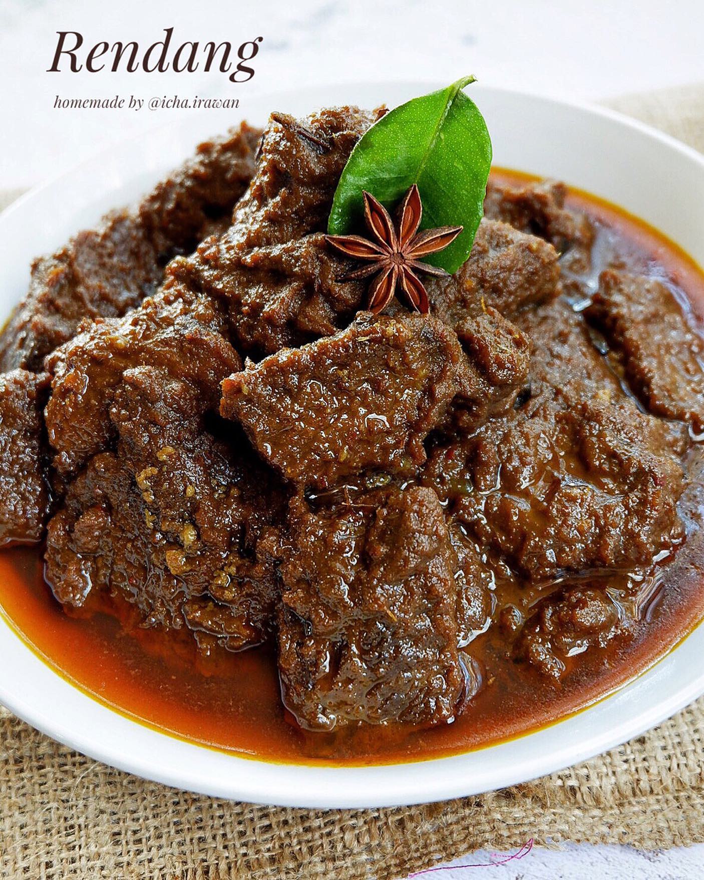 Resep - RENDANG by @icha.irawan Bahan: 1kg daging khas dalam 1000ml ...