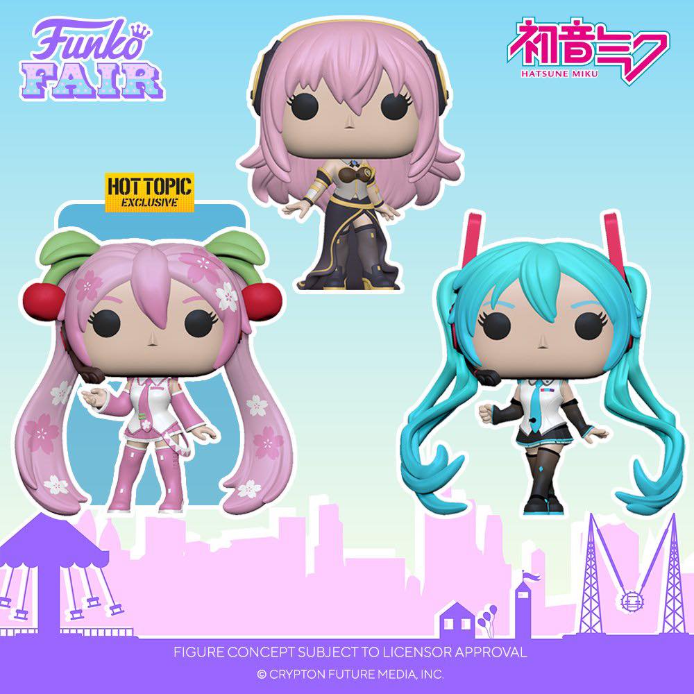 Funko Pop! Vocaloid series 4種セット For Vocaloid fans, new V4X Megurine and Hatsune Funko POPs! Are on