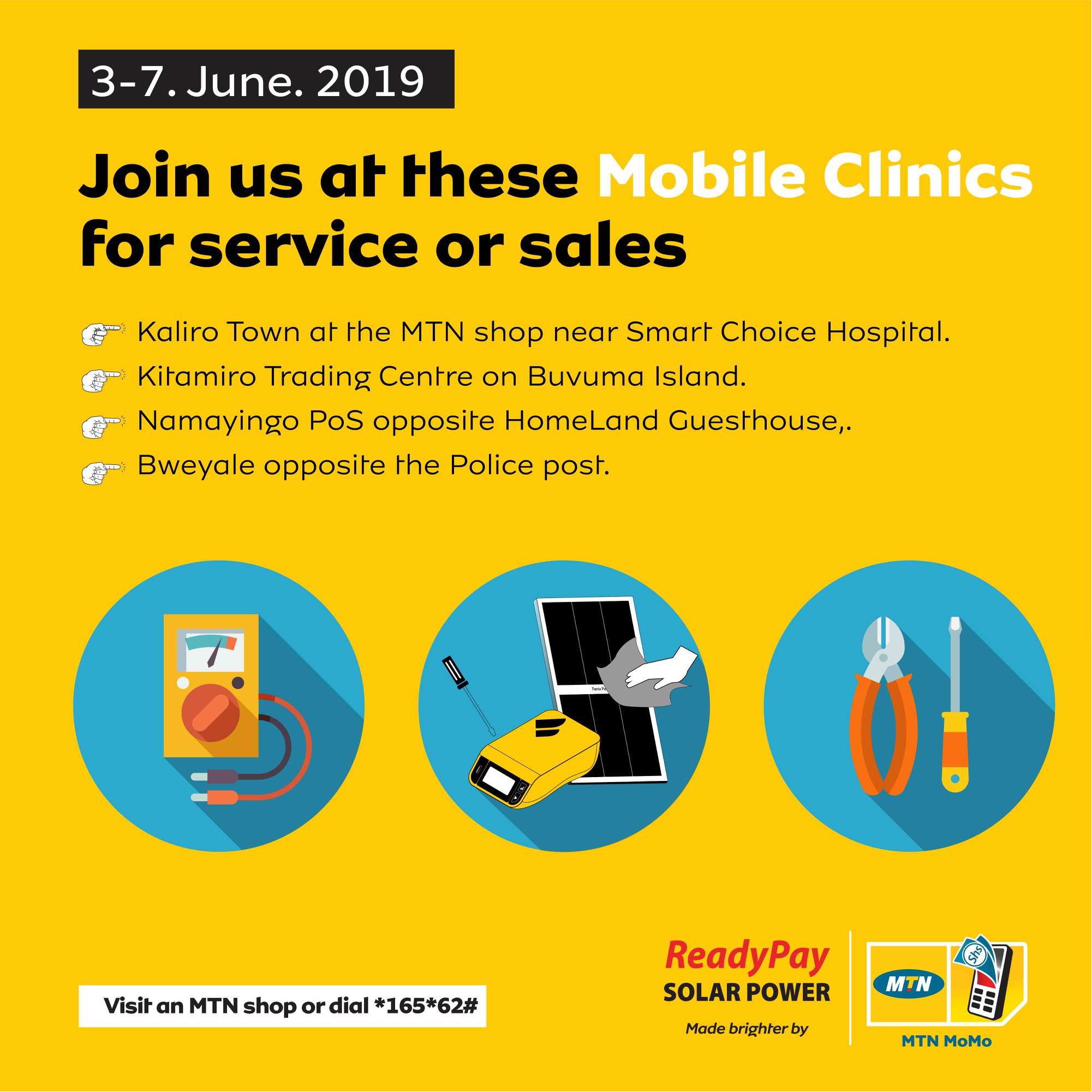MySol Uganda - The ReadyPay service centre is coming to... | Facebook