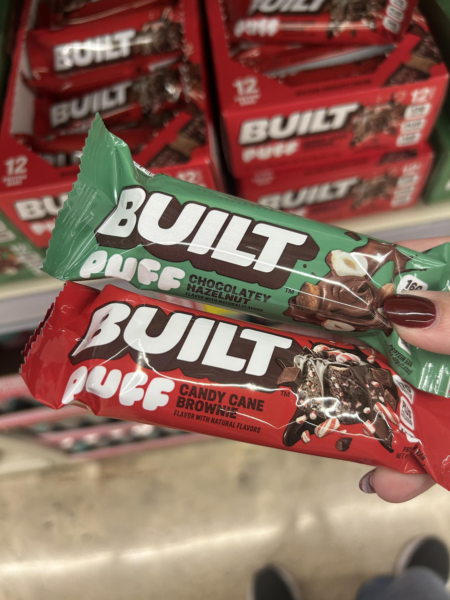 Grocery - Built Puff Holiday Flavors! - Chocolatey Hazelnut - Candy ...