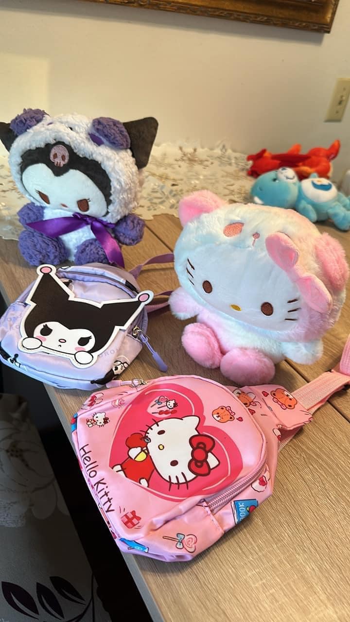 hello kitty backpack deadpool Large 16