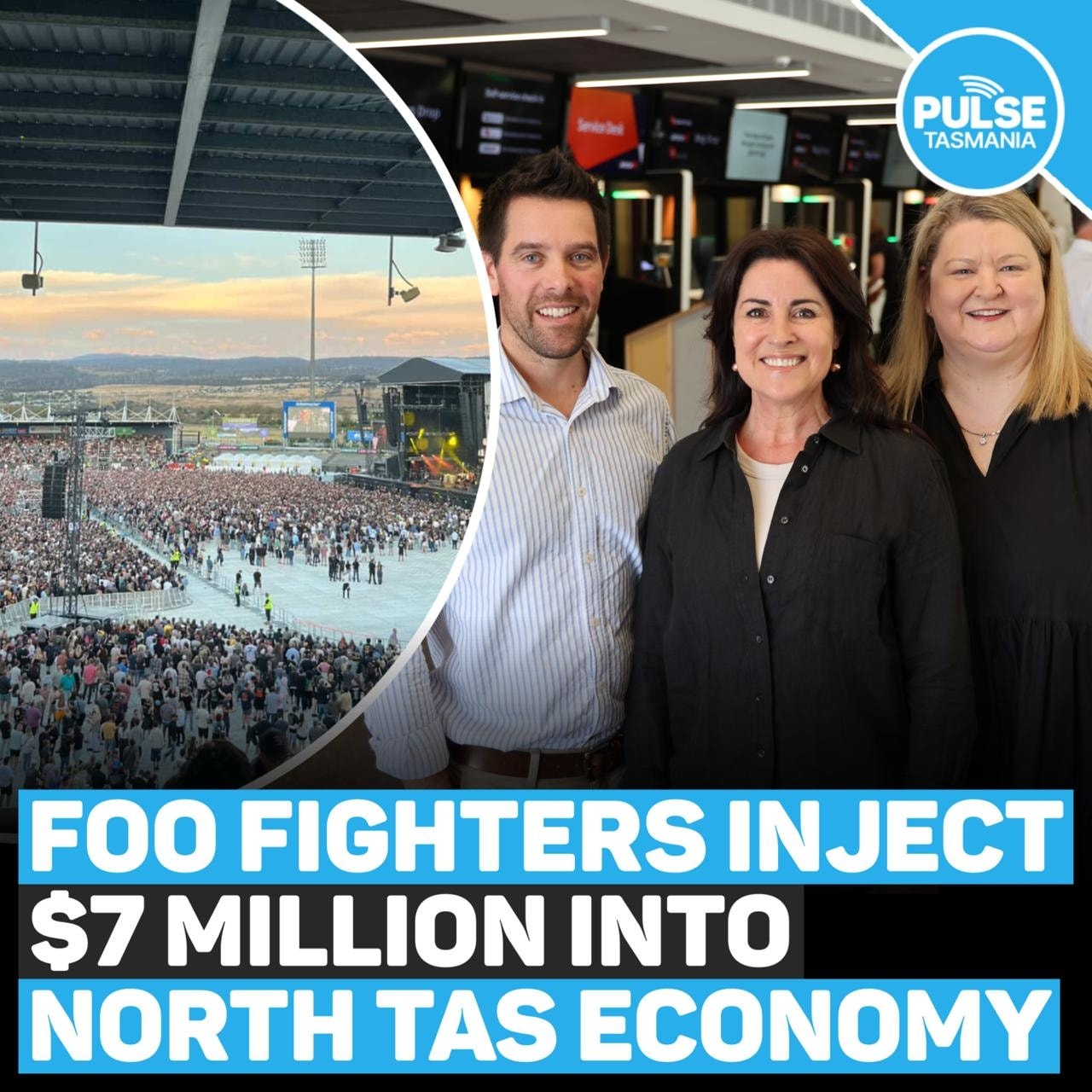 Pulse Tasmania - The Foo Fighters’ Tasmanian concert has... | Facebook