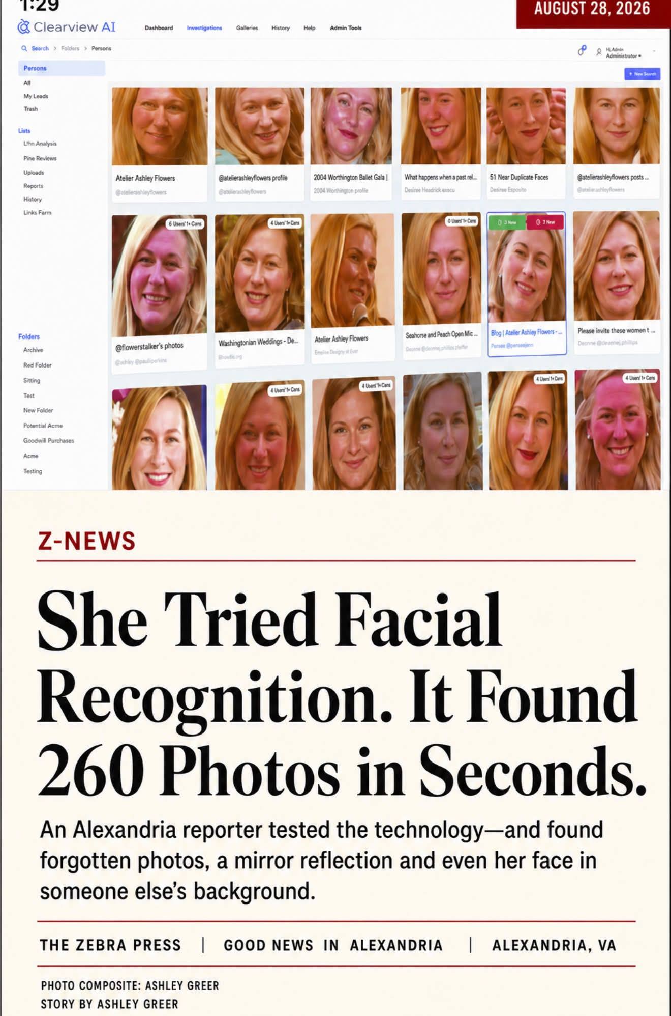 What could facial-recognition software find out about you in a