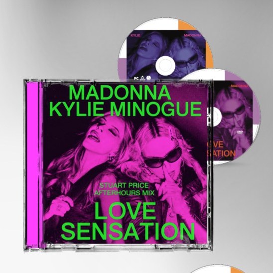 Madonna and Kylie love sensation and Madonna and Charli danceteria