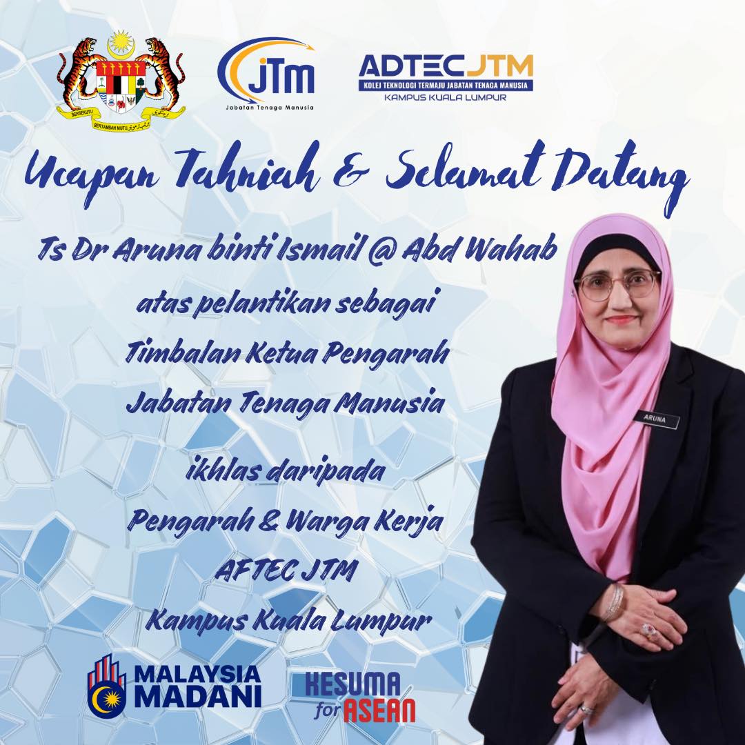 Tahniah dan selamat... - Laman Rasmi ADTEC JTM Kuala Lumpur | Facebook