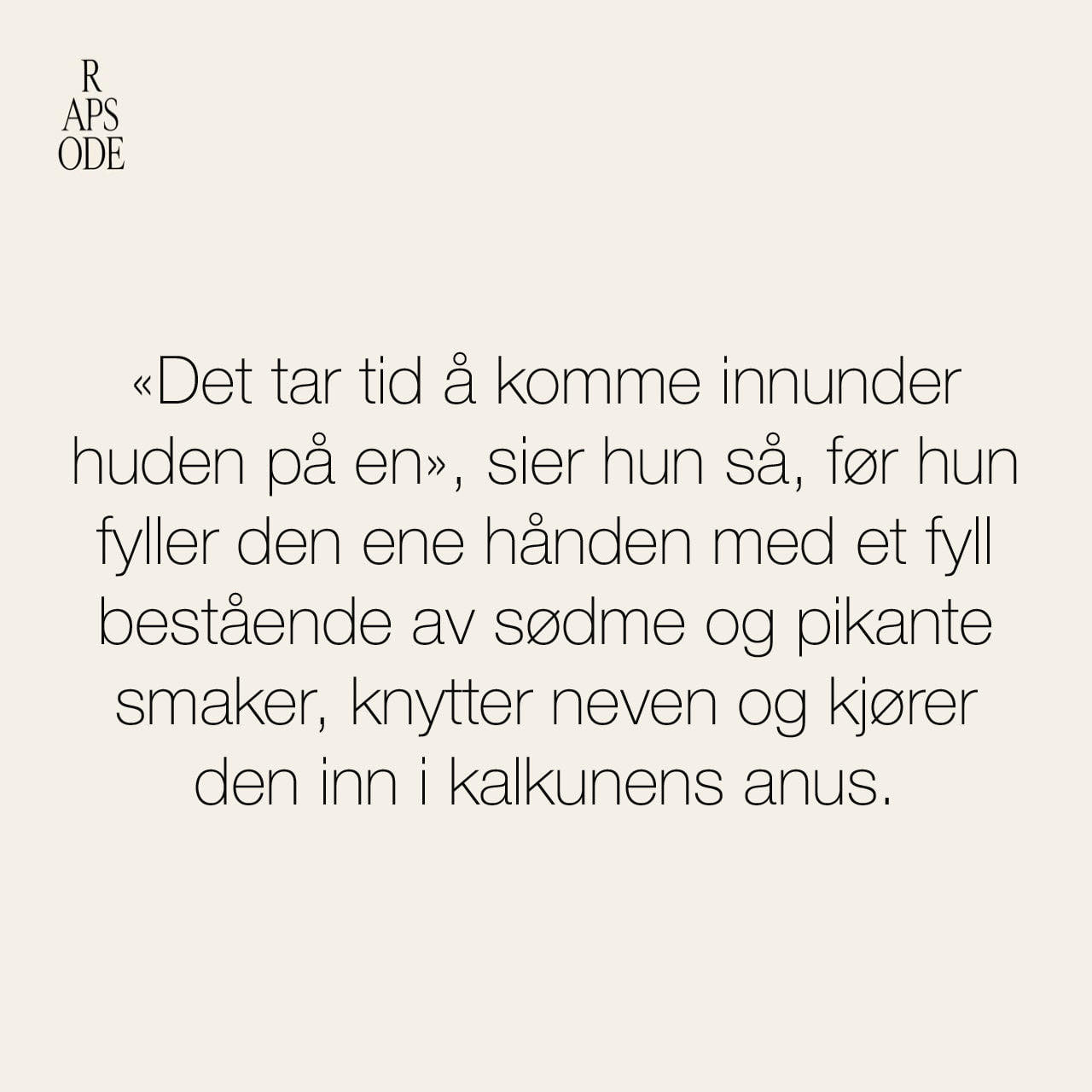 Rapsode - Les hele teksten her: www.rapsode.no Hedda... | Facebook