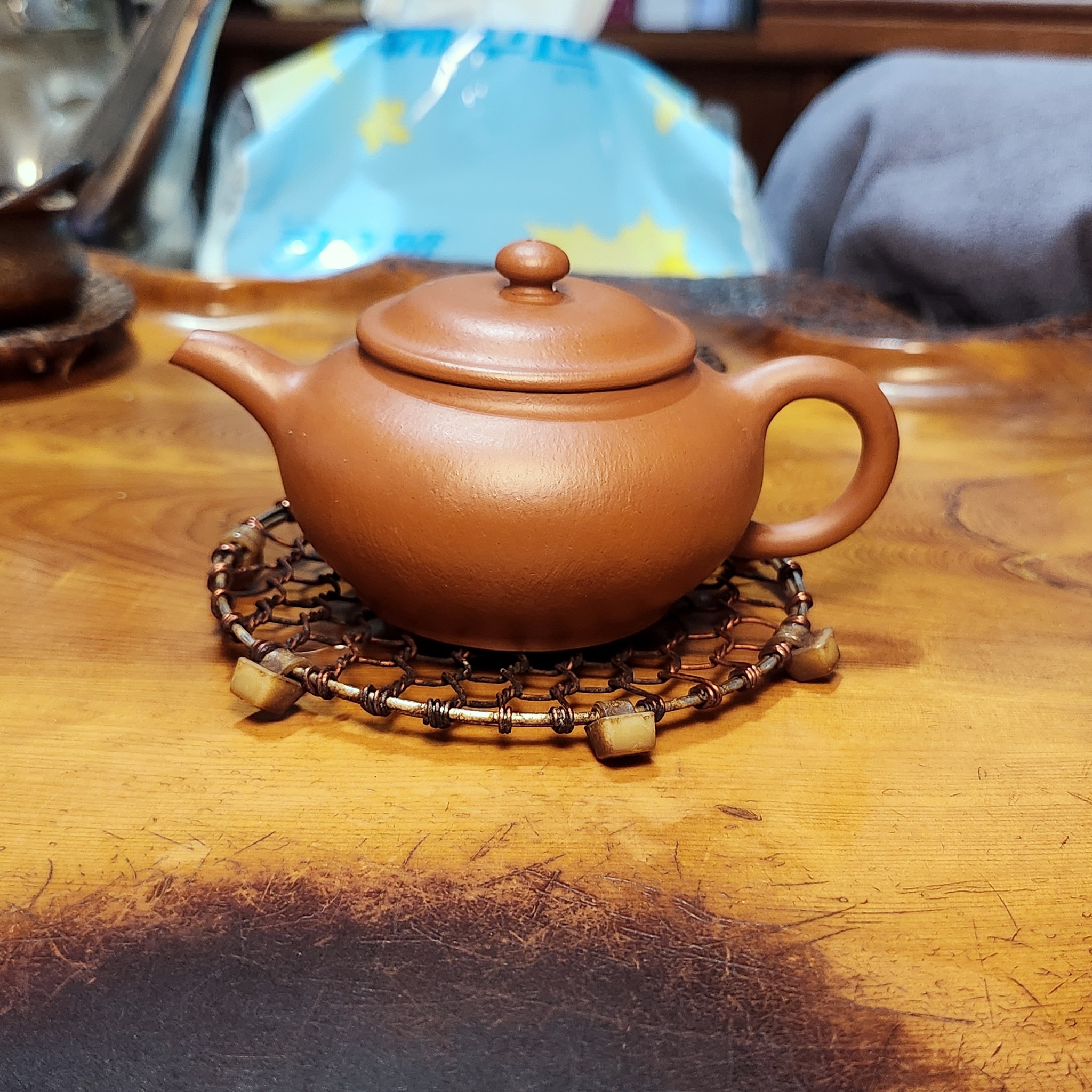 早期朱泥小品詩句款孟臣製