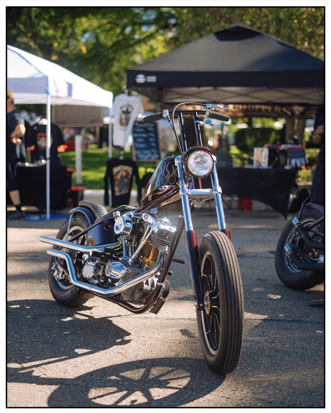 Evo big twin chopper by Lowbrow Customs