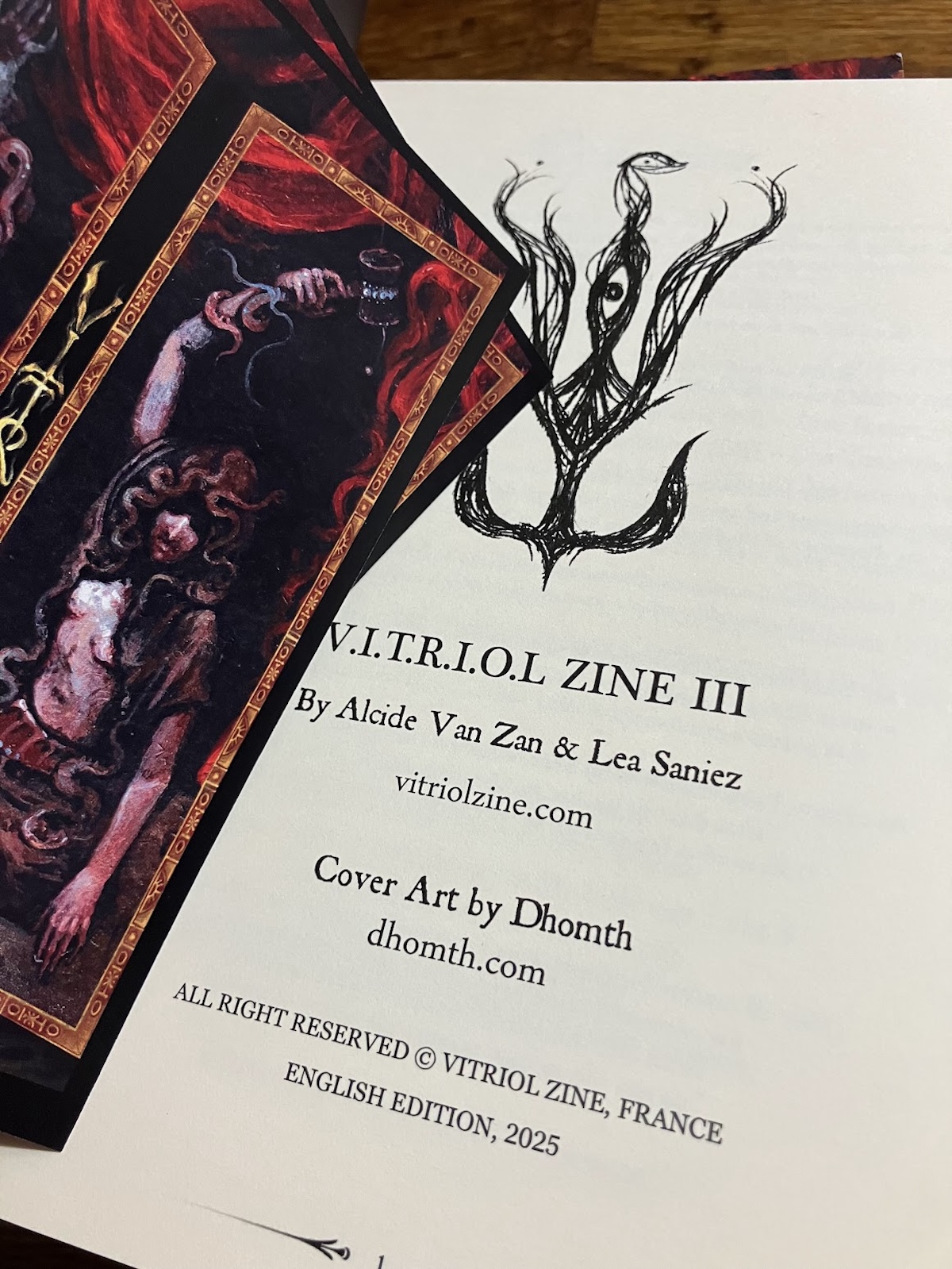 JDØS Distro Update (Link in comments). V.I.T.R.I.O.L ZINE III (EN