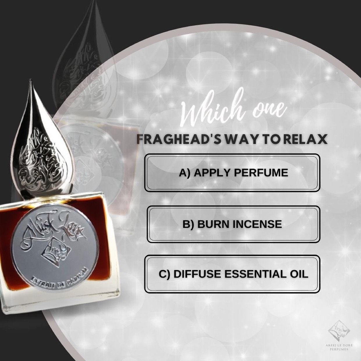 How do perfume lovers relax?