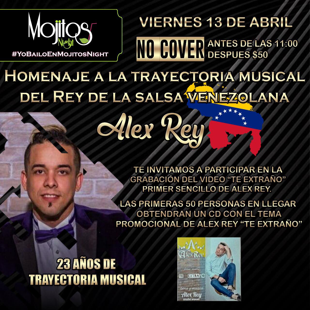 Mojitos Night - Quien es ALEX REY ? El es cantante y...