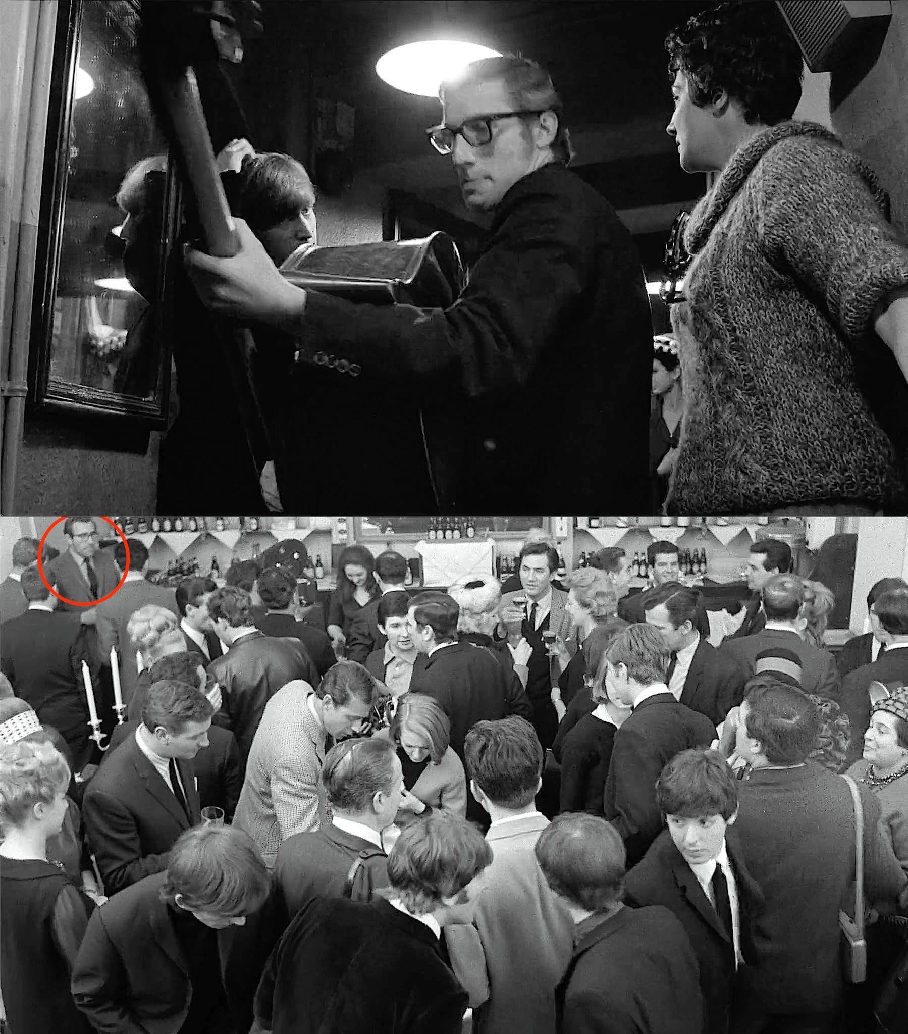 Mal Evans' cameo in 1964 Beatles film
