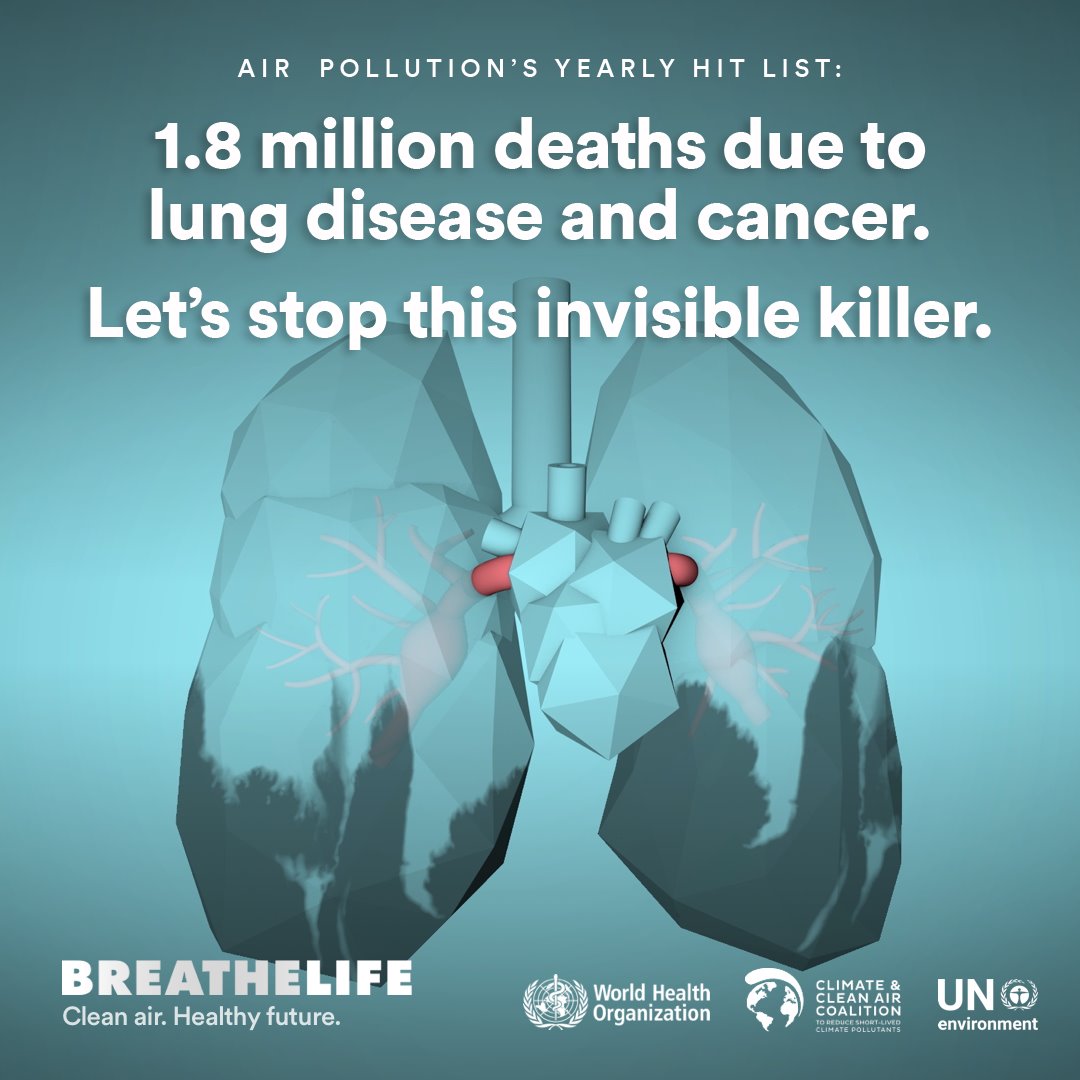 World Health Organization South East Asia Region Who Searo Air Pollution Causes Around 1 7 Million Deaths Due To Lung Disease And Cancer Every Year Air Pollution Is A Major Environmental Risk