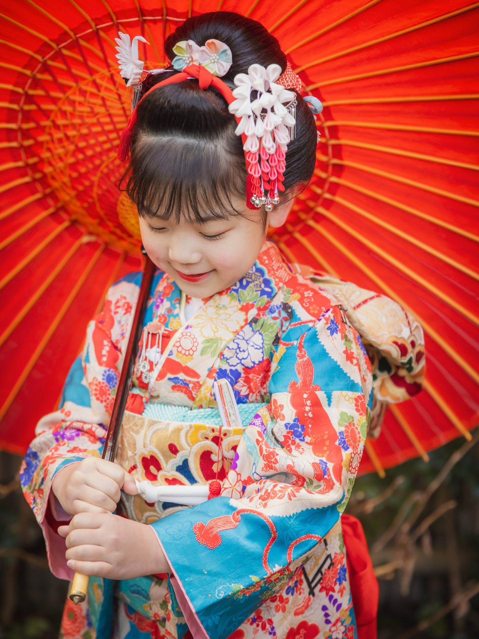 おはりばこつまみ細工教室 上級修了生さんに向けて開催している 花櫛