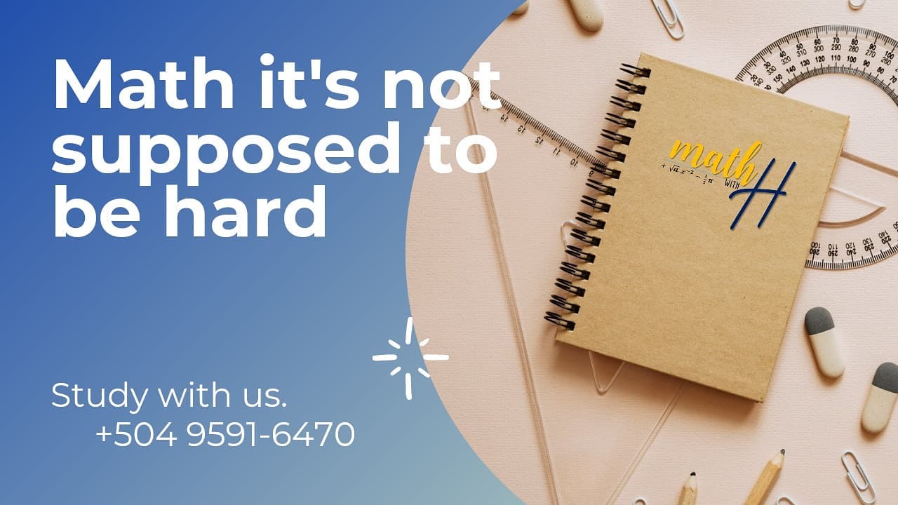 Math with H - Math it's not supposed to be hard. 📚... | Facebook