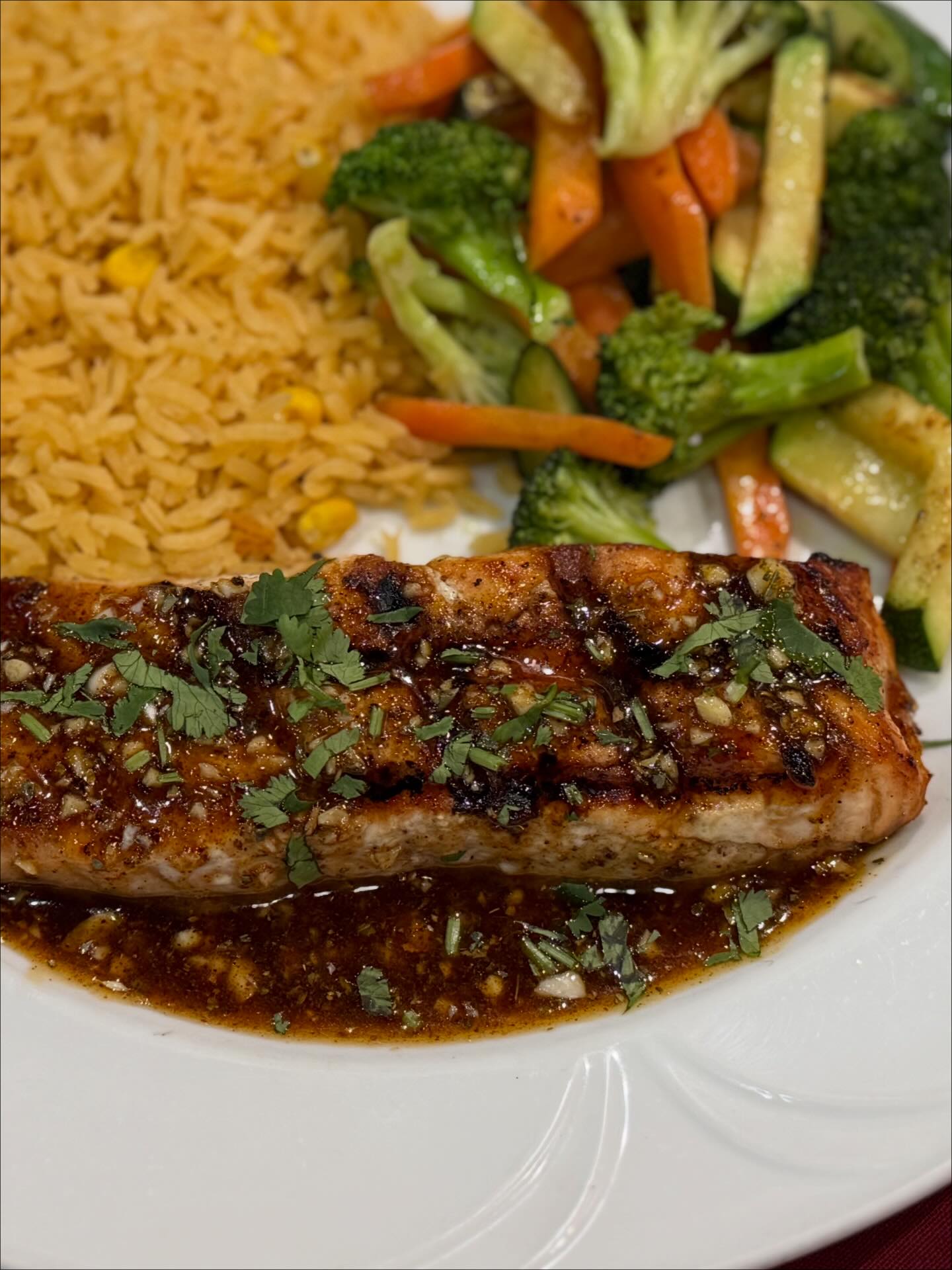 Chipotle Agave Salmon or Mahi-Mahi Fresh salmon or mahi-mahi 