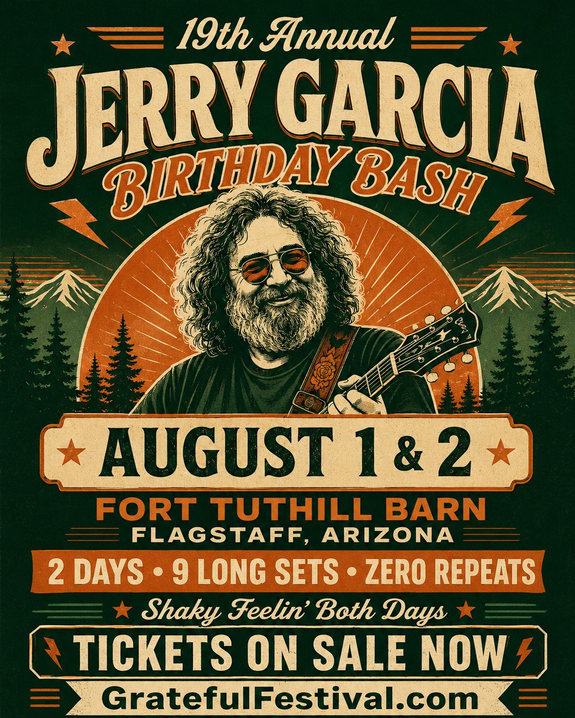 Flagstaff Jerry Garcia Birthday Bash