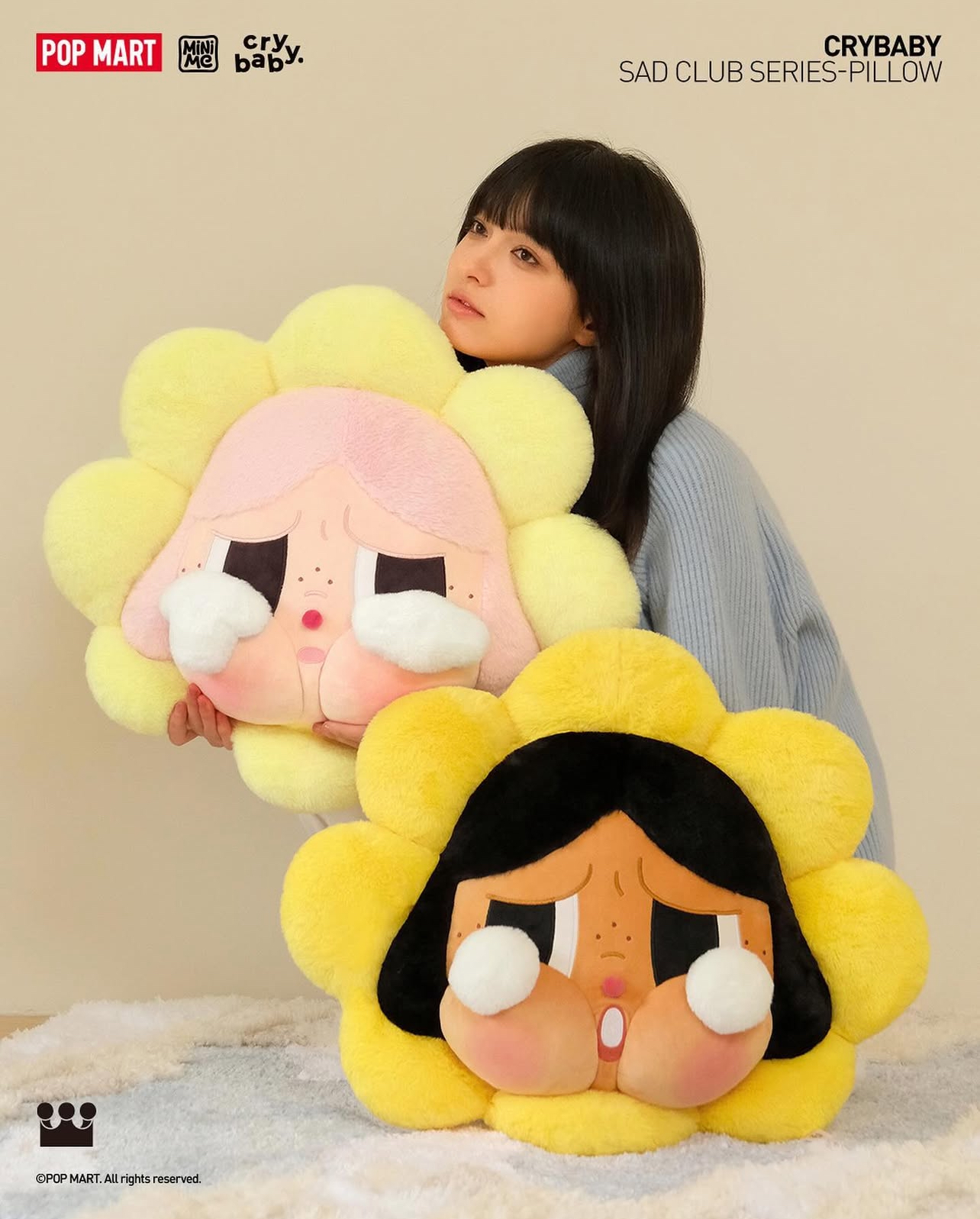 CRYBABY SAD CLUB SERIES-PILLOW Get cute and cozy with these