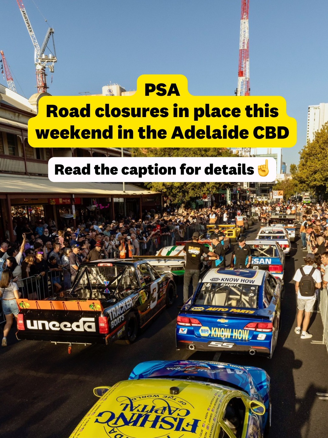 RAA - 📢 Heads up, Adelaide! Road closures are in place... | Facebook