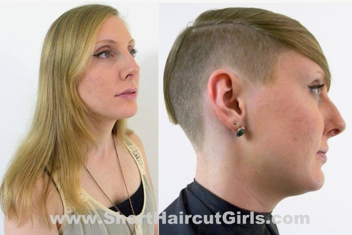 ScarJo inspired long to short... Short Haircut Girls