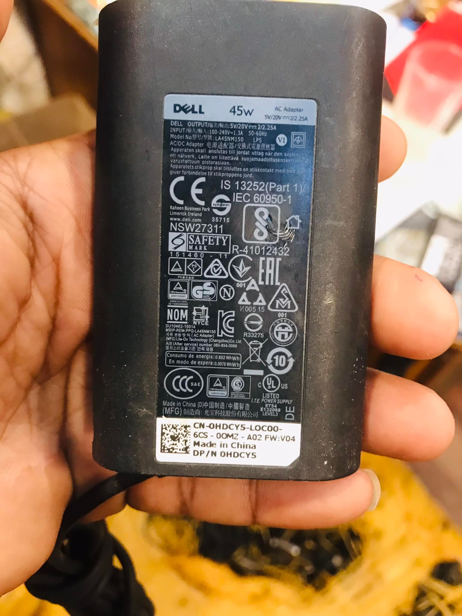 All laptop c type charger 0775441150 65 W HP DELL Lenovo Acer Asus 