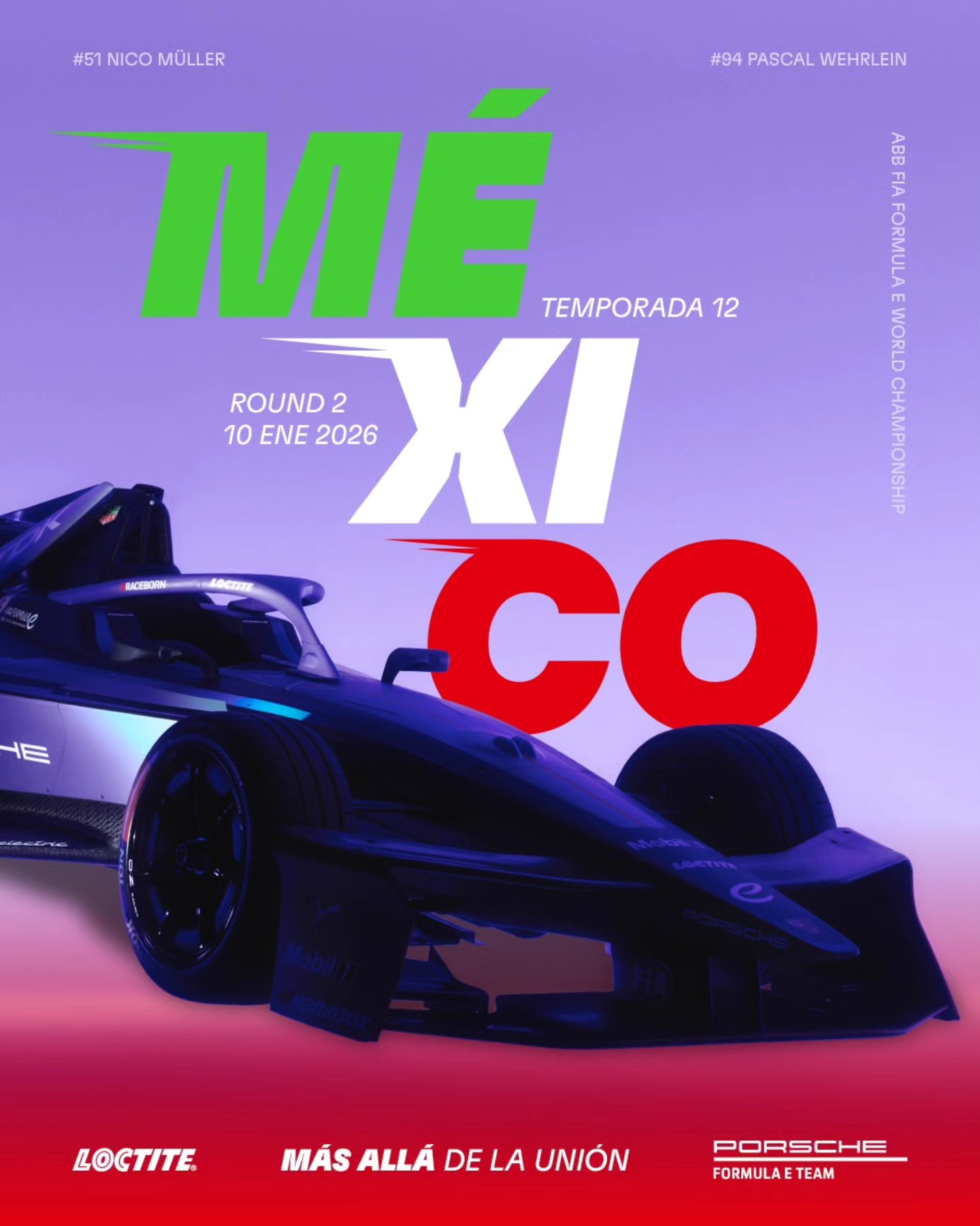 Loctite - ¡La Fórmula E vuelve a la CDMX! ⚡️🇲🇽 La segunda fecha de la ...