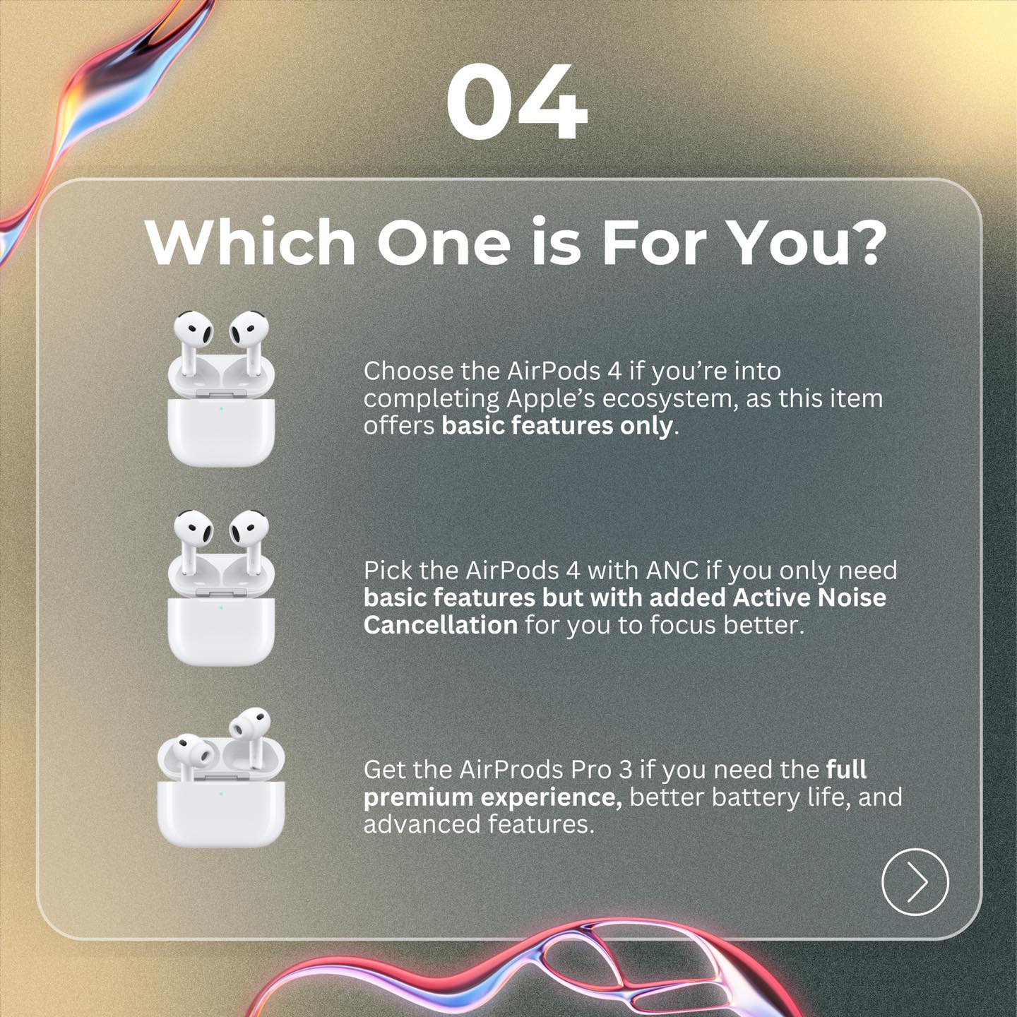Don't know which AirPods are the right option for you? We'll help