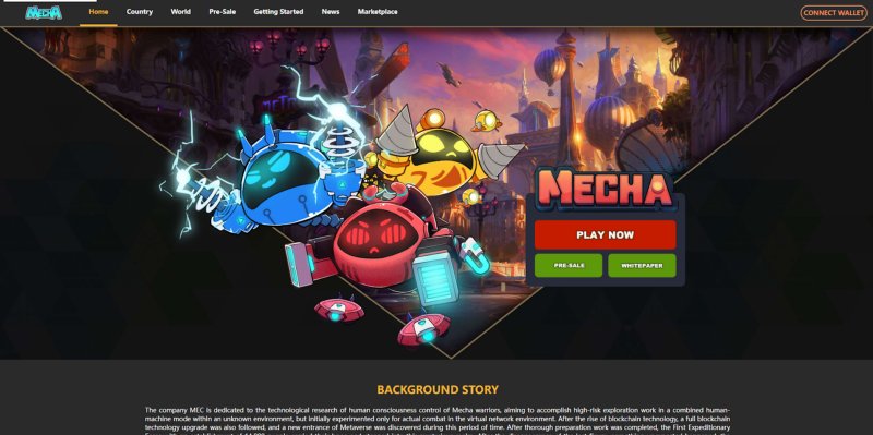 Mecha Infinity - Mecha: The World's First Innovative Blockchain NFT ...