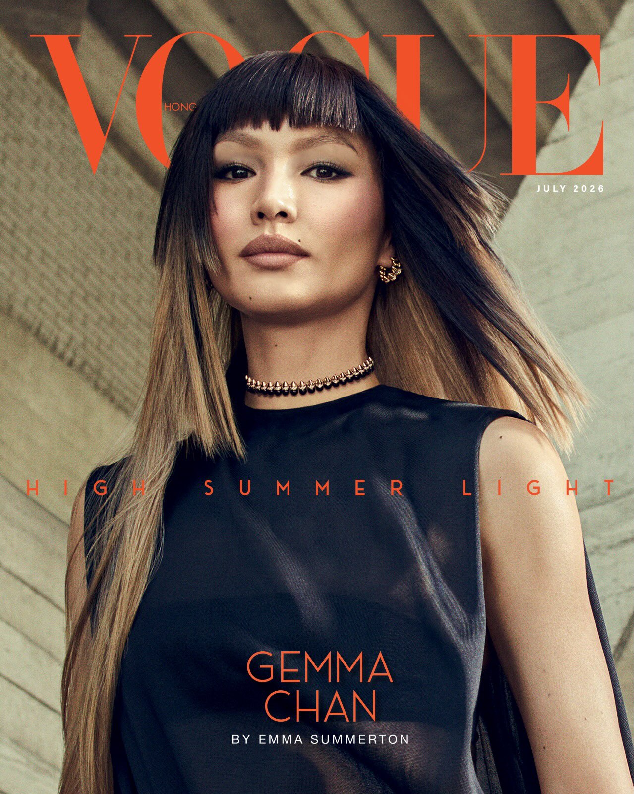 Cover of Vogue Hong Kong June “Summer Waves” issue
