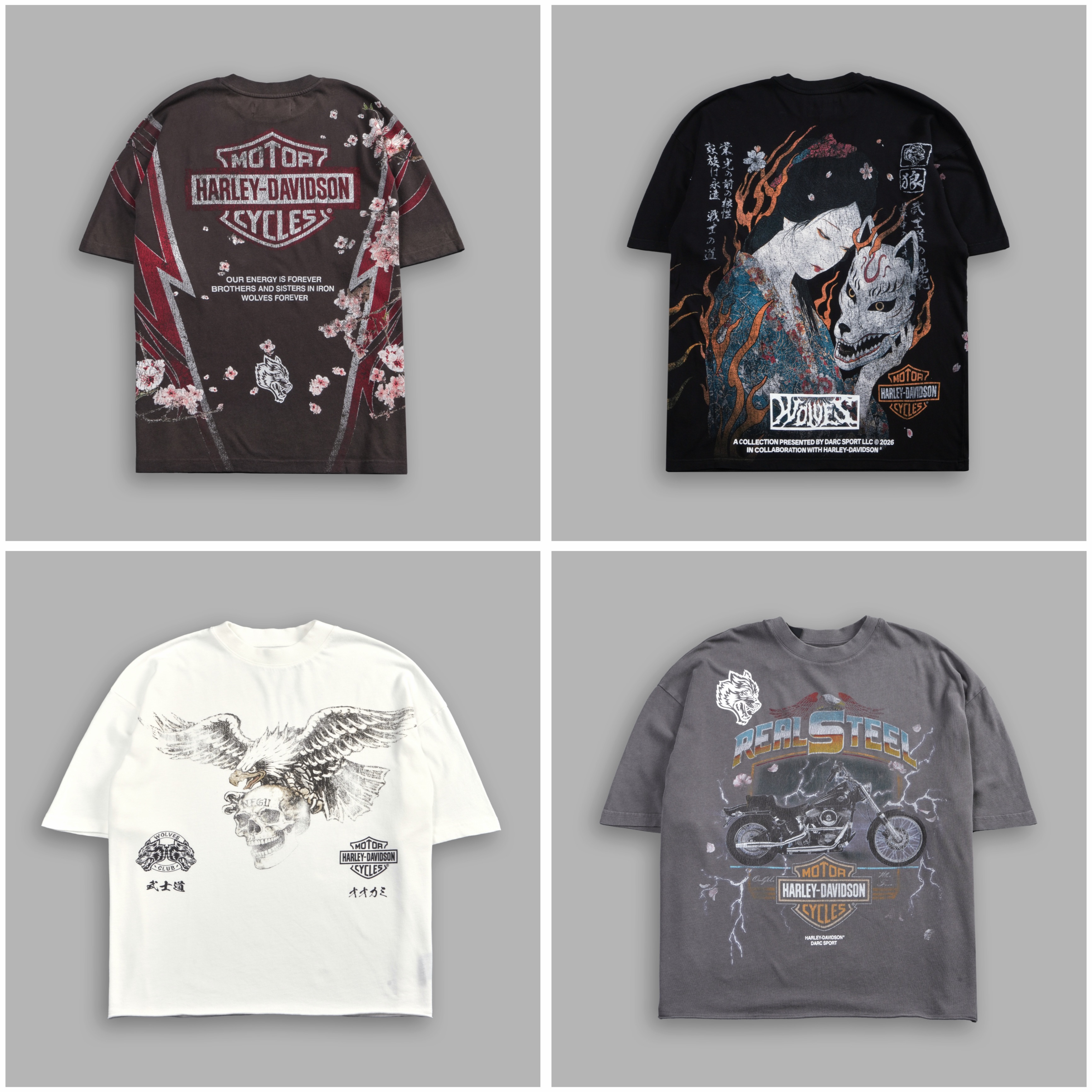 The DARC SPORT BUSHIDO x HARLEY-DAVIDSON collection drops today at
