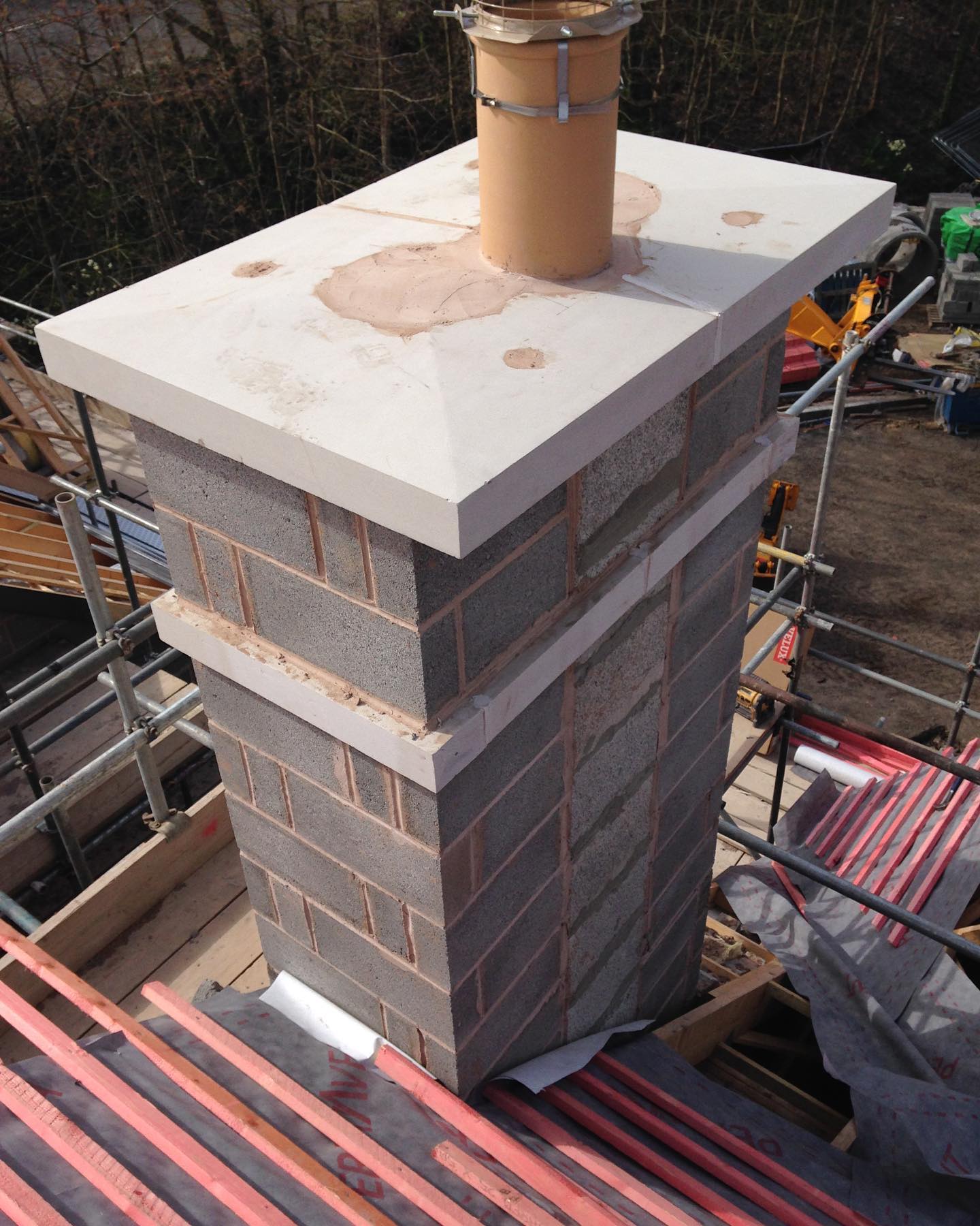 Chimney stack with coping stones.... - Capital Construction | Facebook