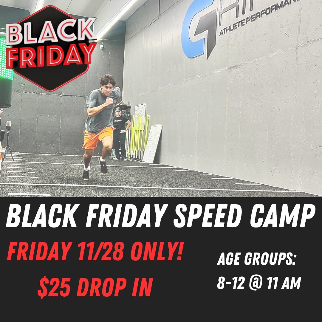 Grind - 🚀 BLACK FRIDAY SPEED POP-UP! 🚀 Test out our Speed Training with ...