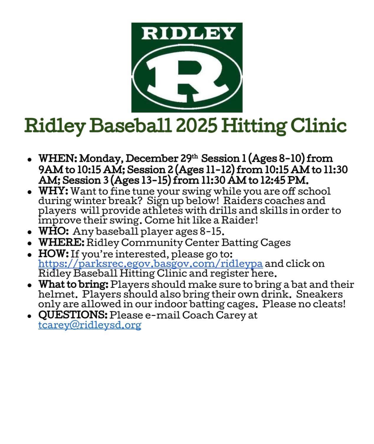 Ridley Area Little League -RALL