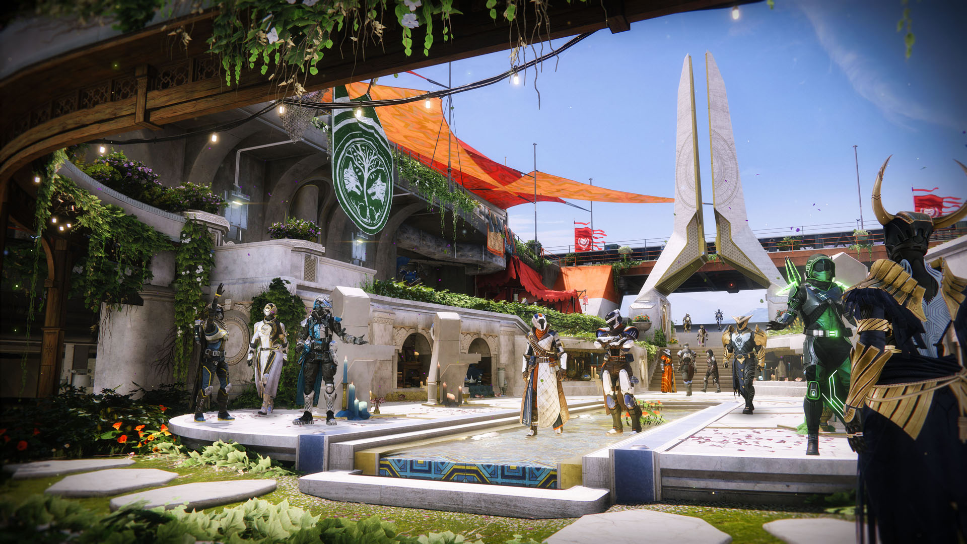 The people of the Last City have constructed a monument to honor 