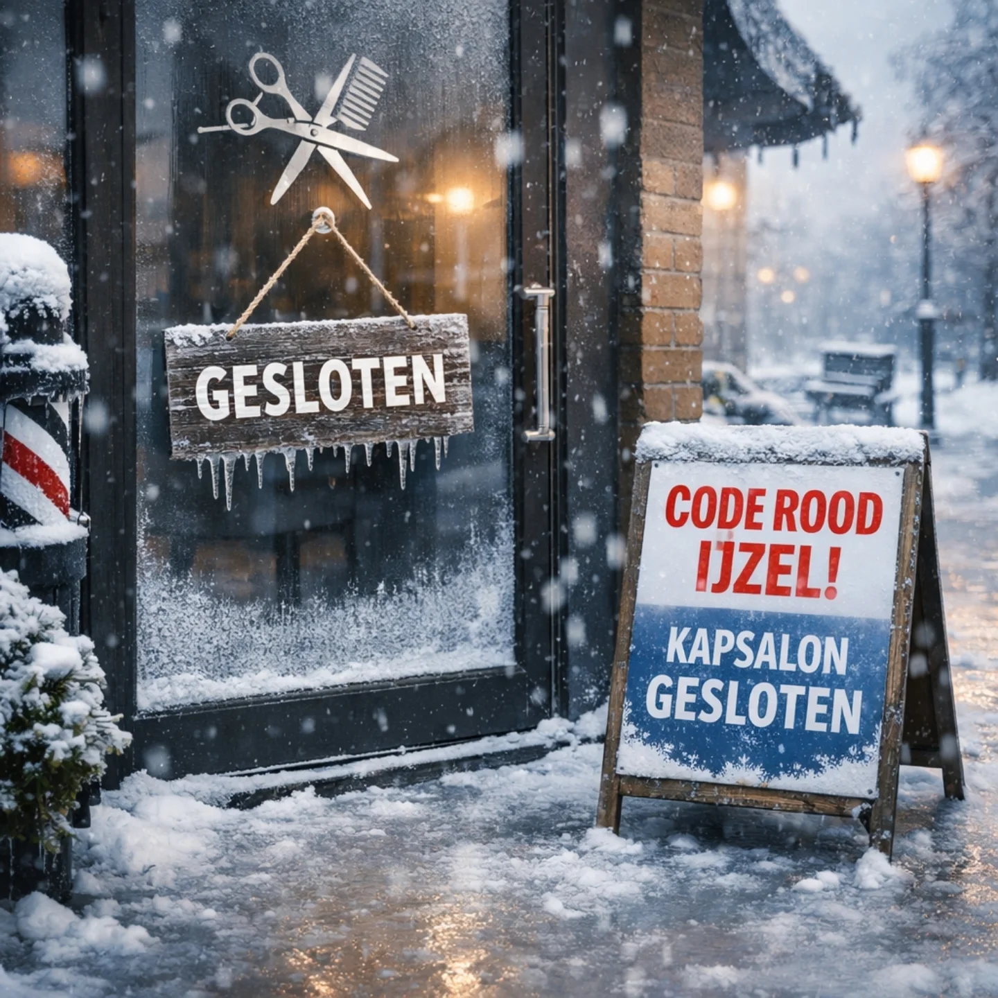 FB - ️ Code rood ️ In verband met de gladheid houden wij onze kapsalon ...