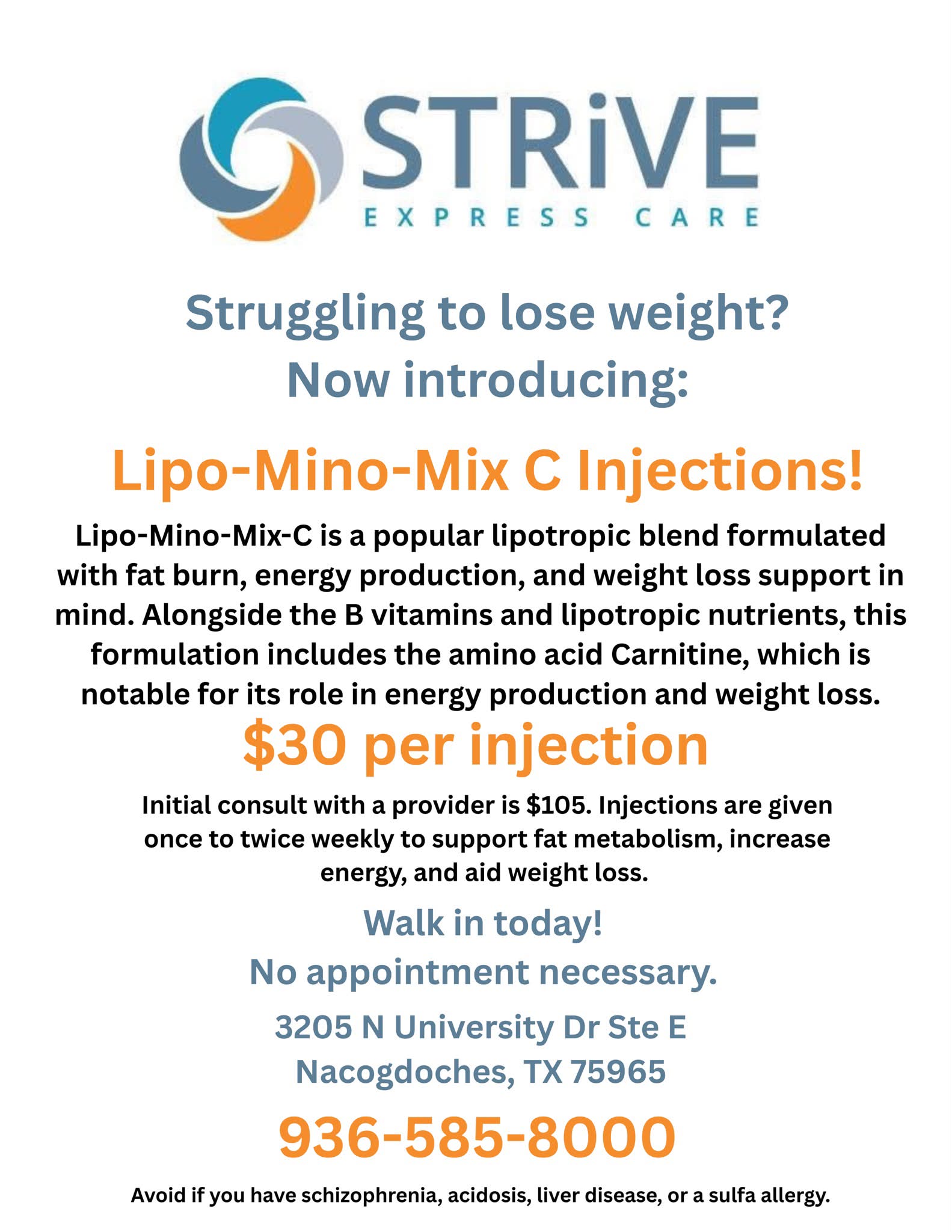 lipo mino c injections 6-pack Lipo-mino  Med 1 Aesthetics Lipo-Mino Injections - Unique Physique