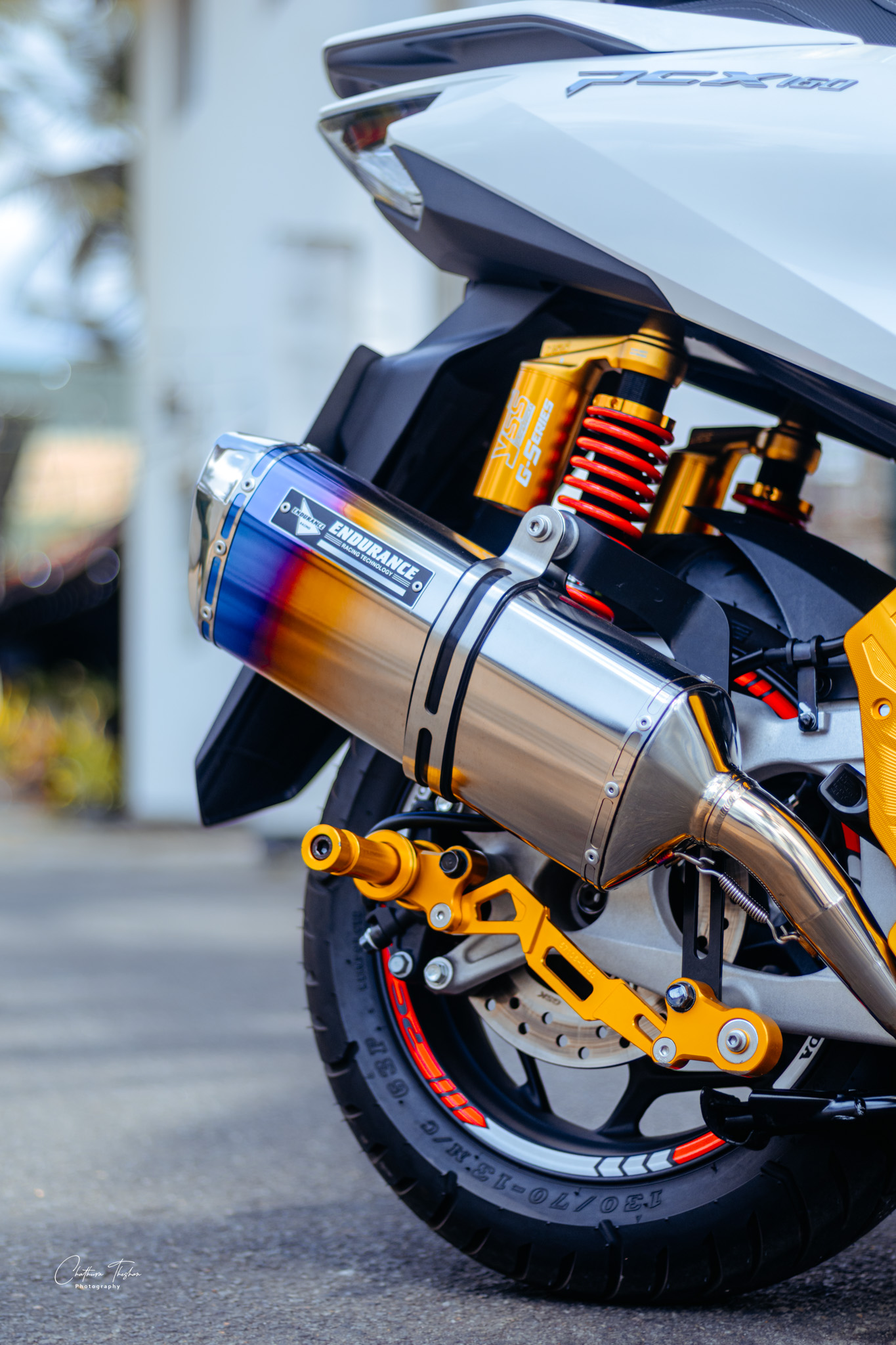 A perfect blend of comfort, style, and precision — this Honda PCX 