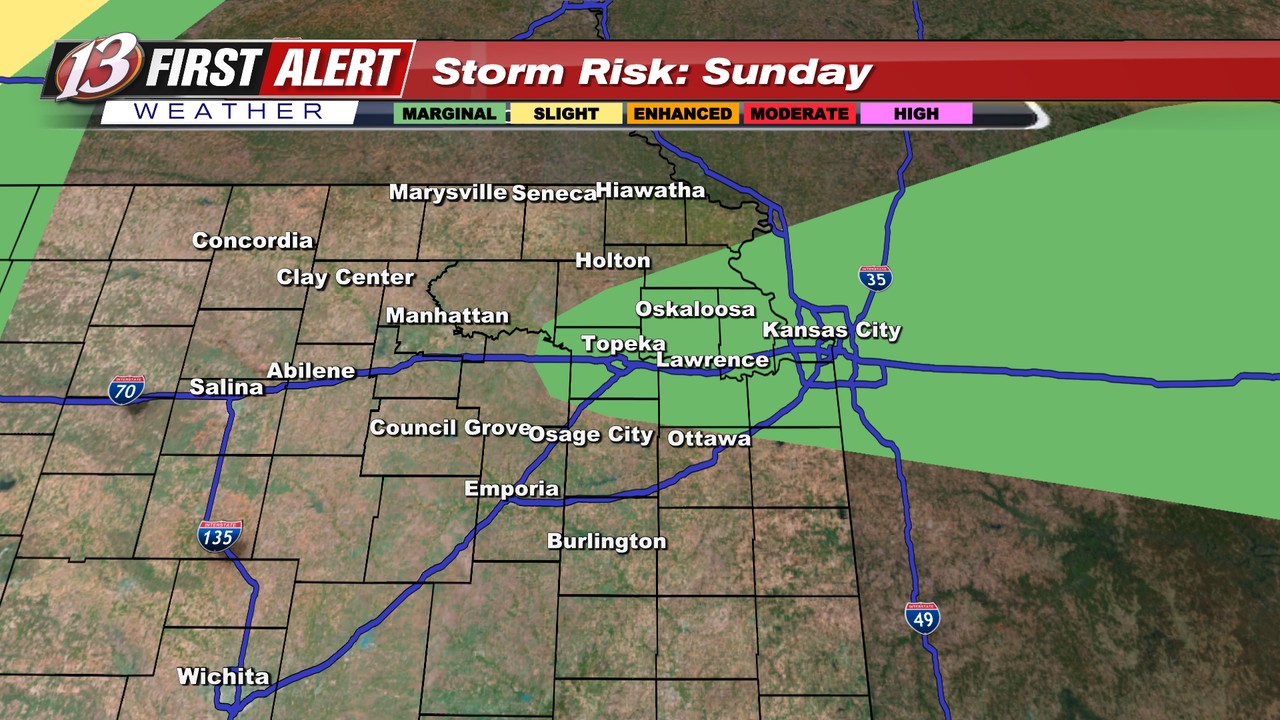 WIBW - PM Showers and Storms Sunday; Hot Work Week Ahead. READ WIBW ...