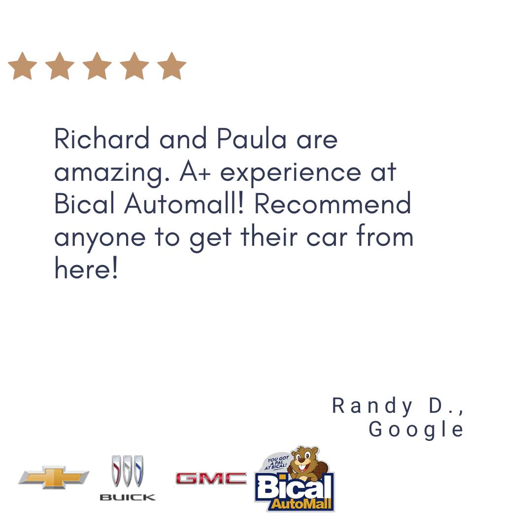Bical Auto Mall - Thank you, Randy! We’re so glad Richard... | Facebook