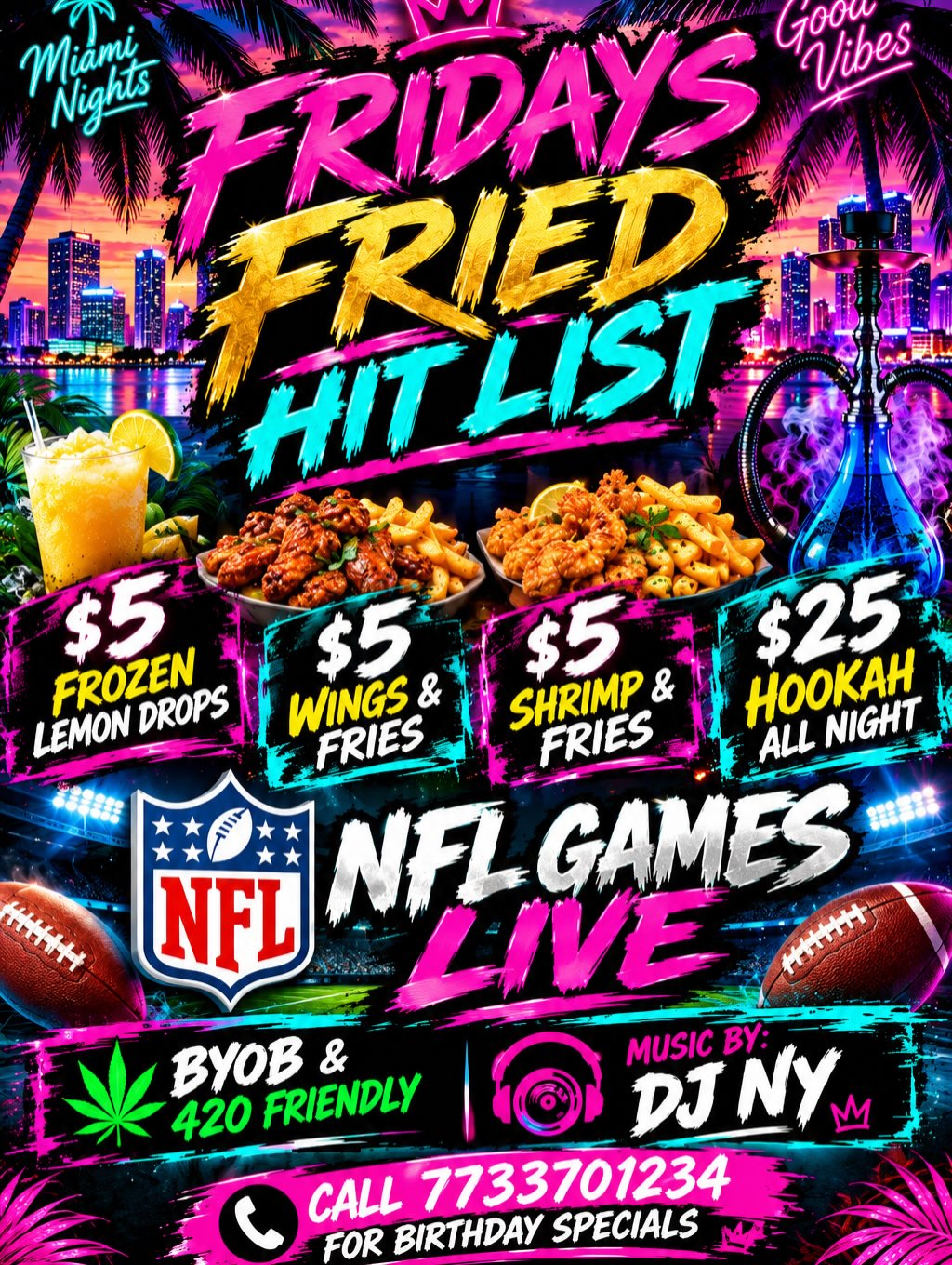 TODAY. LO1 Restaurant & lounge. we got $10 wings🍗 + fries. $10