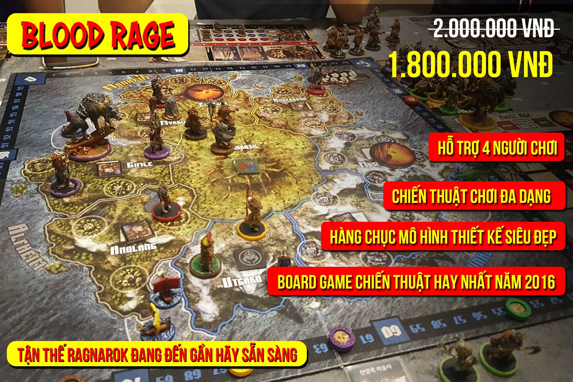 ☠ BLOOD RAGE _ TẬN THẾ RAGNAROK 💀 🌀... - Board Game VN Store | Facebook