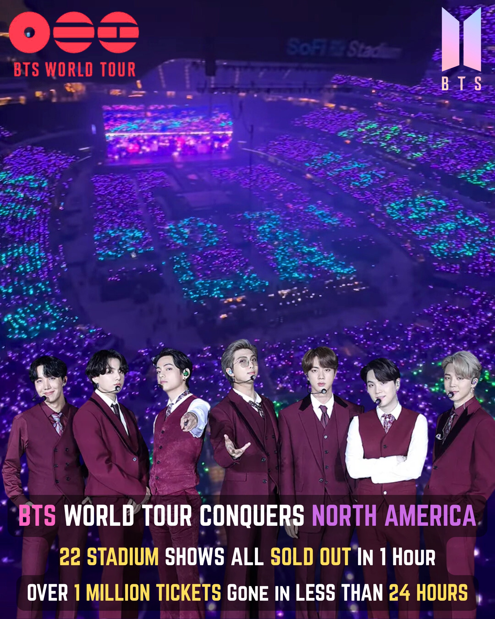 BTS has officially wrapped up the North American leg of their