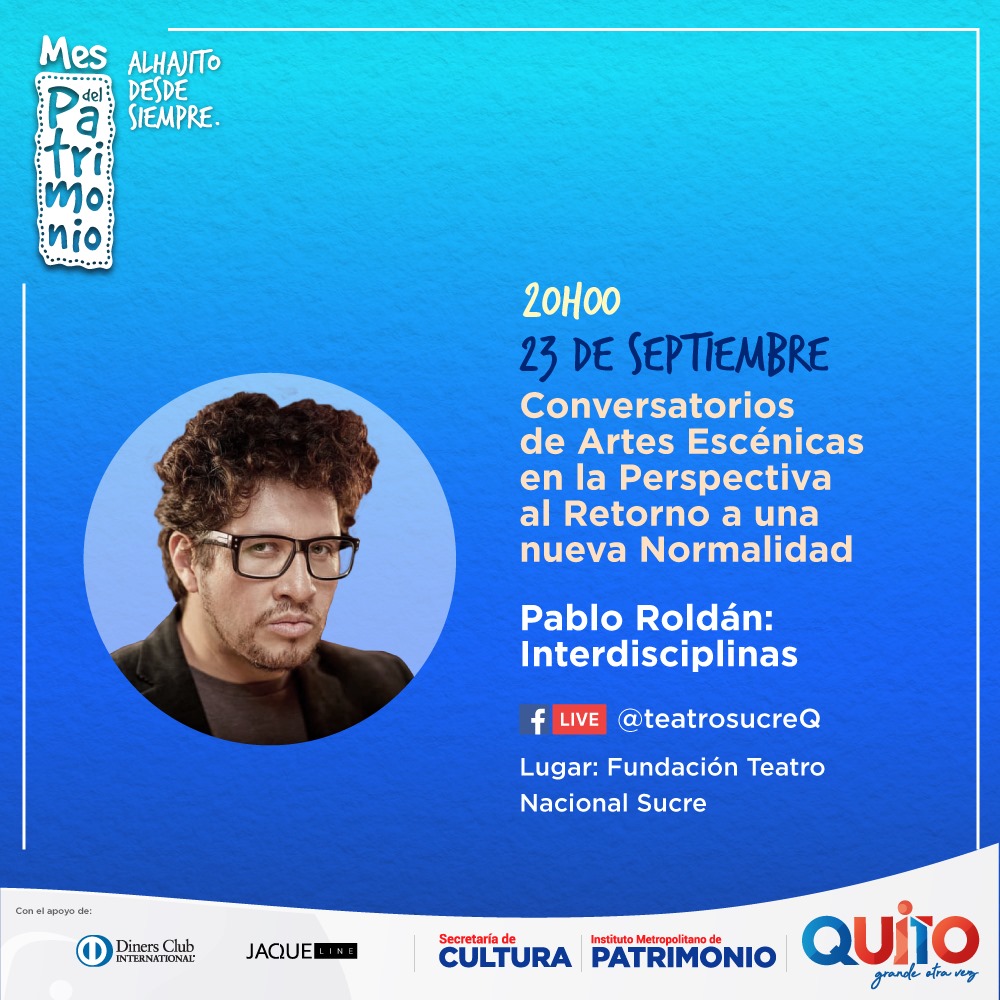 Pablo Roldan, es un... - Fundación Teatro Nacional Sucre | Facebook