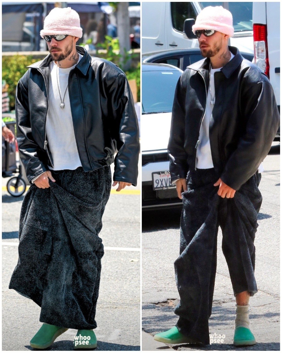 Pop - Singer Justin Bieber, 32, spotted while walking in the