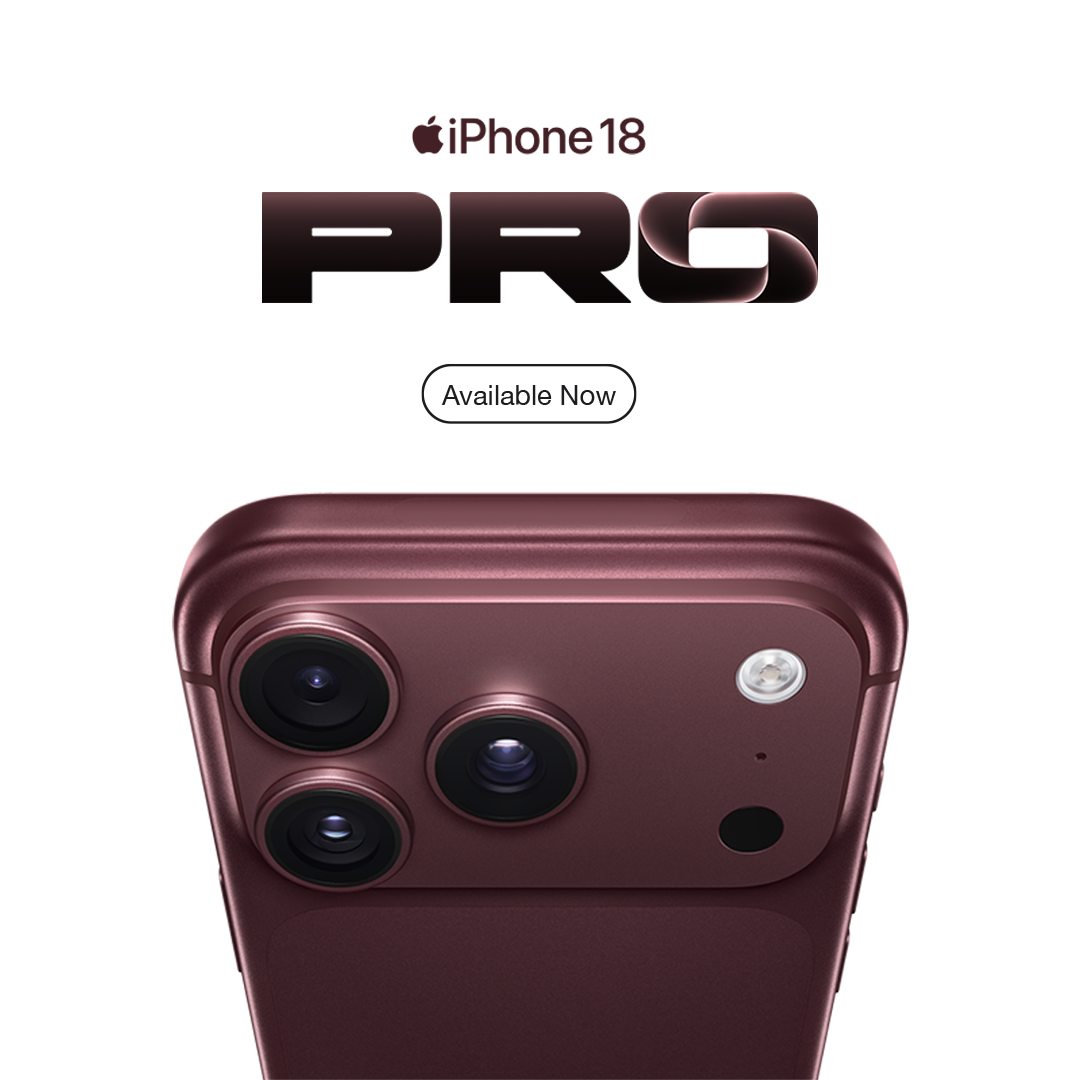 Pre-order iPhone 18 Pro with 48MP fusion camera at Chatz Connect
