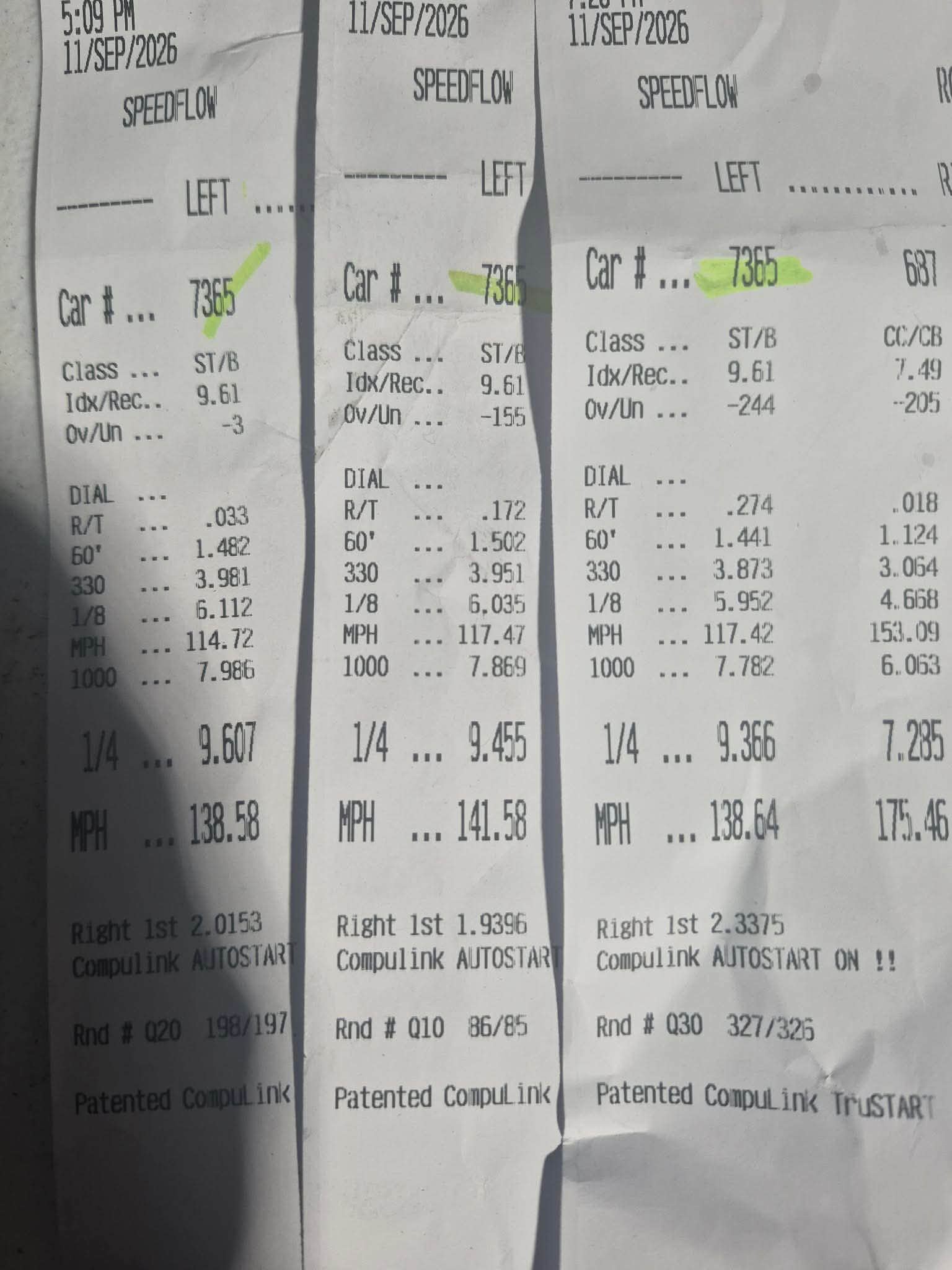 MXR dynacomp “FAT” Mod Sam's passes from the NDRC Pro Stock Nationals 🔥 9.60 → 9.45