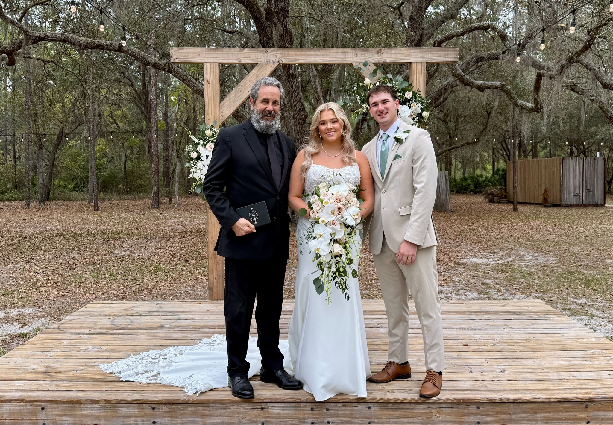 Was so happy to marry another amazing couple. Thank you Lydia and 